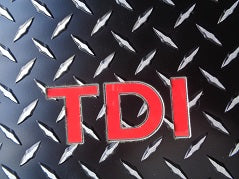 Volkswagen TDI 99-04 Black Metal diamond aluminum floor mats
