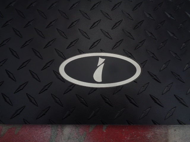 Subaru Impreza WRX 02-07 Black METAL diamond aluminum floor mats front rear