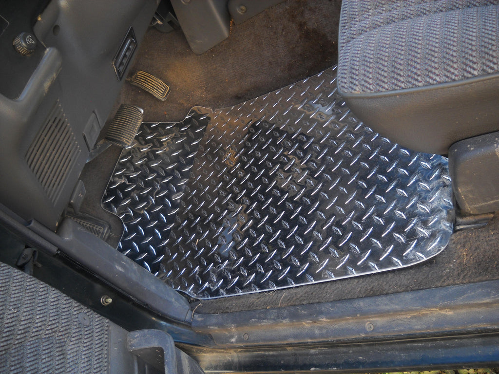 Toyota 4Runner 89-95  aluminum diamond plate floor mats