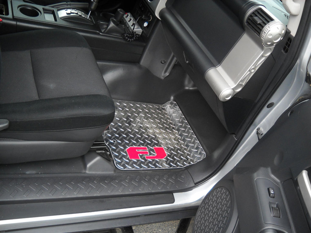 Toyota FJ Cruiser Aluminum floor cover mats