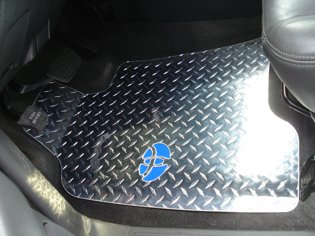 Tundra 99-06  Aluminum diamond tread plate floor mats