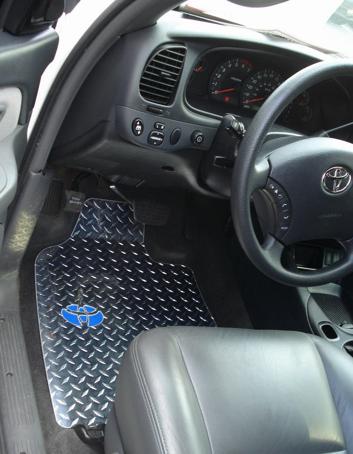 Toyota Tundra 2000-2006 aluminum diamond plate floor mats
