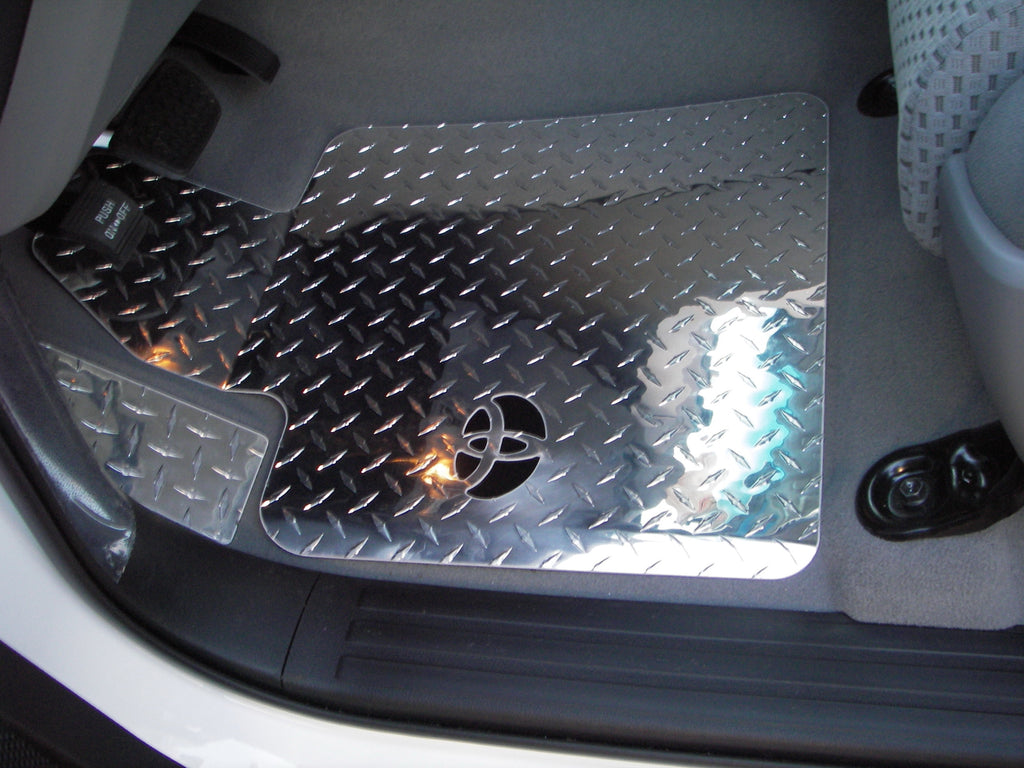 Toyota Tundra 07-19 Aluminum diamond tread plate floor mats